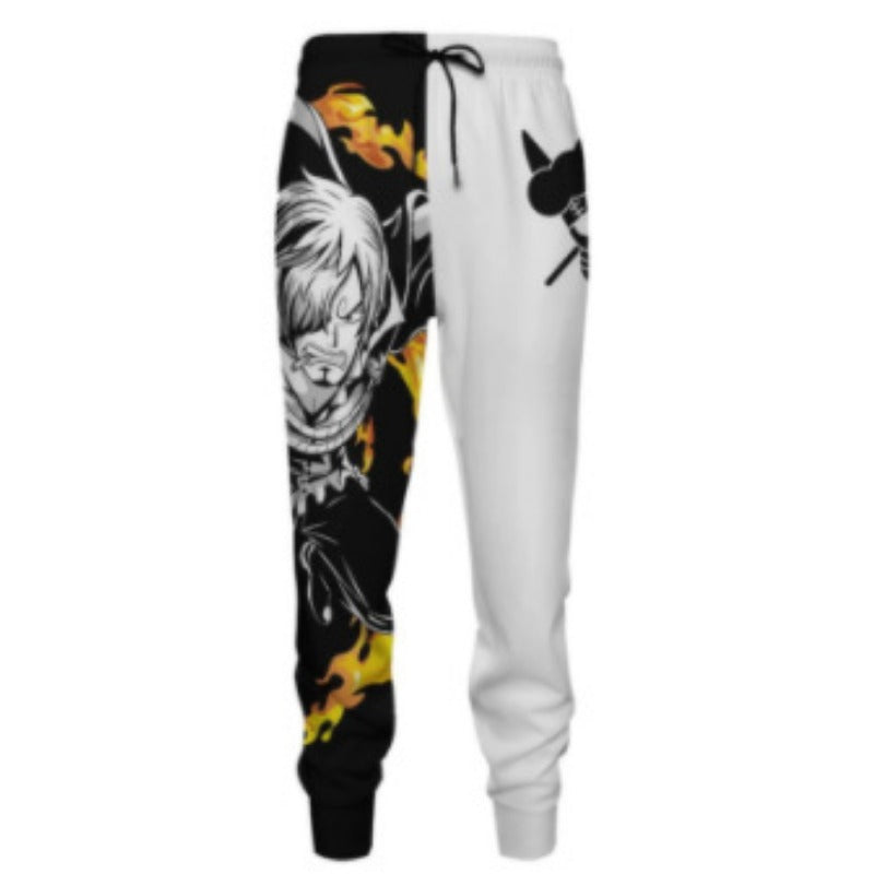 Casual Men's Anime Digital Print Sports Trousers