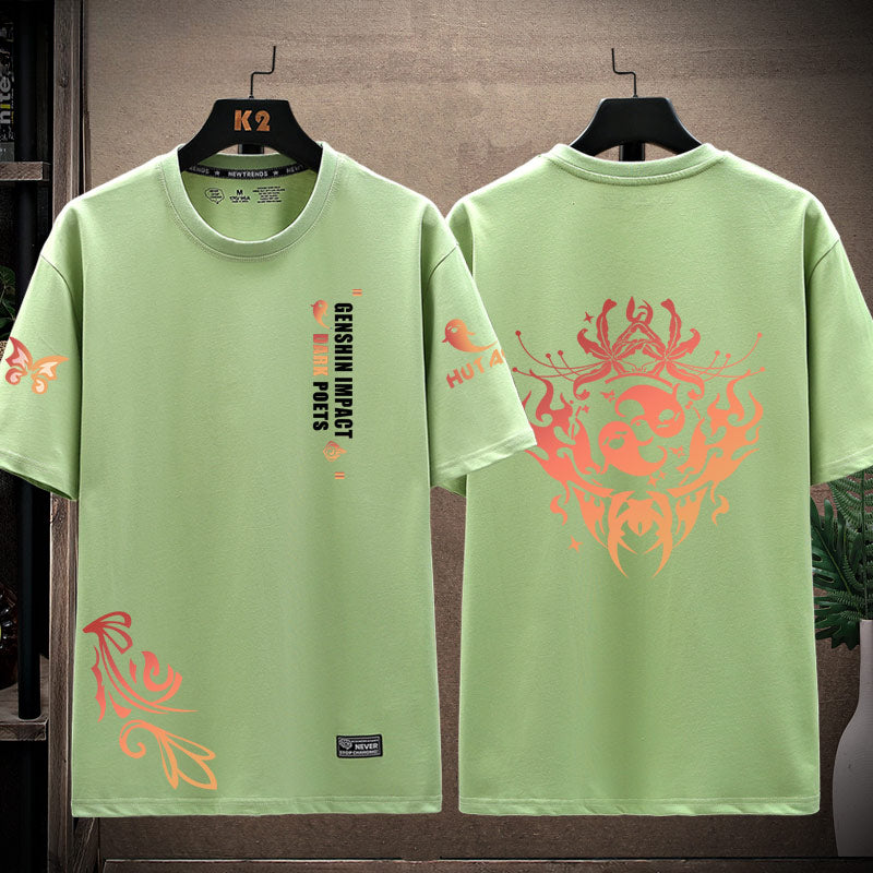 Unisex Game Pattern Cotton T-Shirt