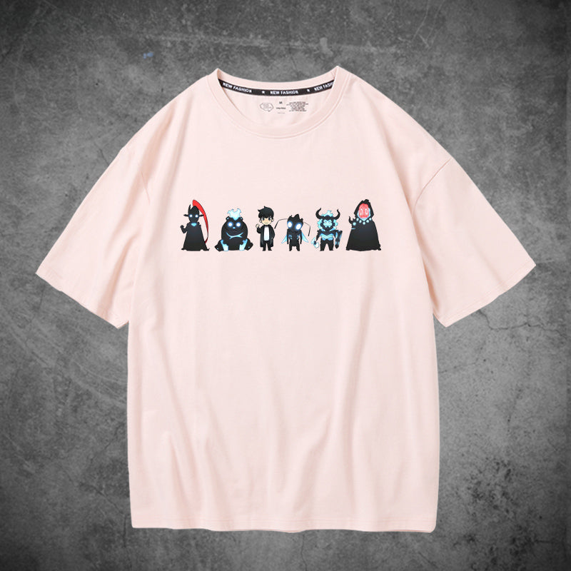 Unisex Anime Cos Cotton Short-sleeved T-shirt