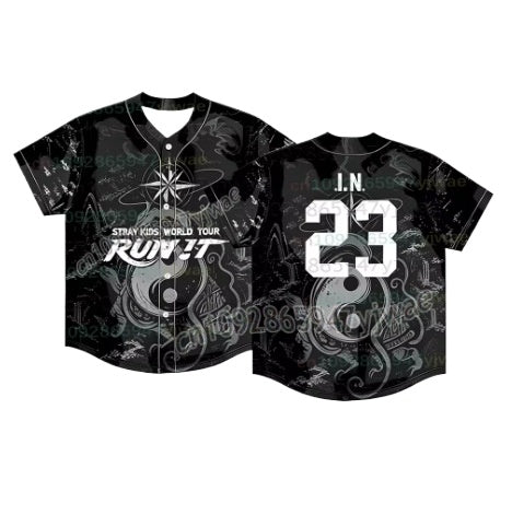 SKZ Run It Baseball Jersey T-Shirt