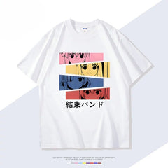 Kessoku Band Anime Cotton Short Sleeve T-Shirt