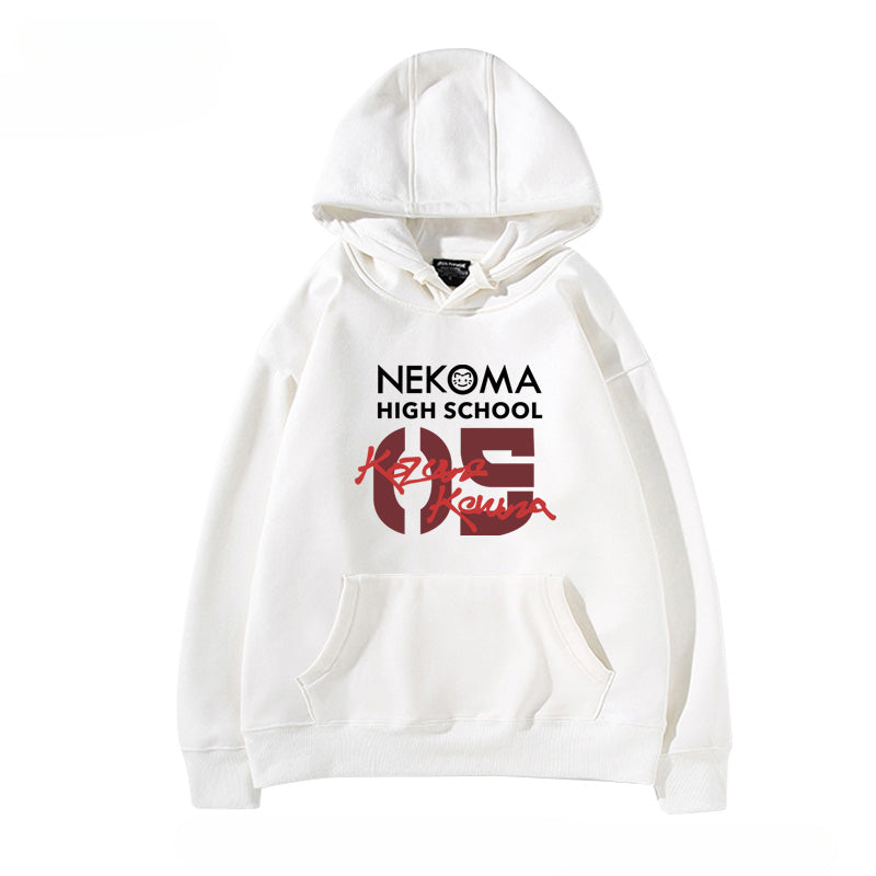 Unisex Anime Letter Cos Loose Hoodie