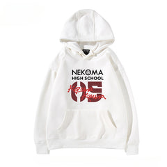 Unisex Anime Letter Cos Loose Hoodie