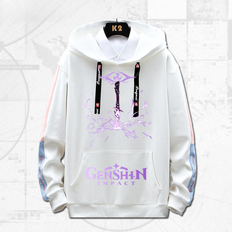 Men's Game Graphic Print Loose Hoodie