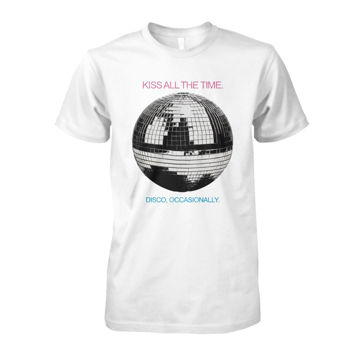 HS New Album Kiss All The Time. Disco, Occasionally White T-Shirt