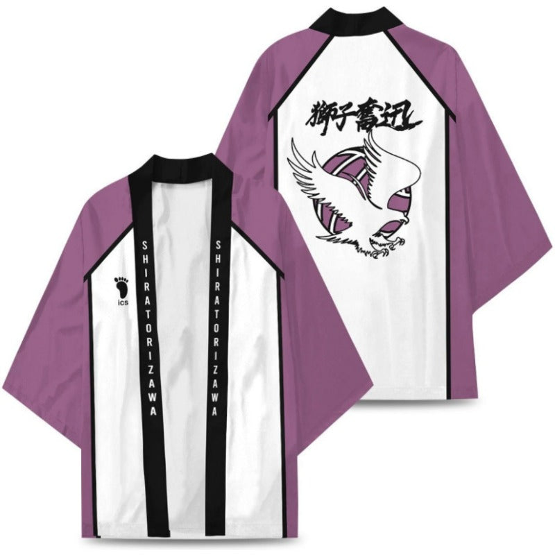 Casual Volleyball Digital Print Cosplay Kimono