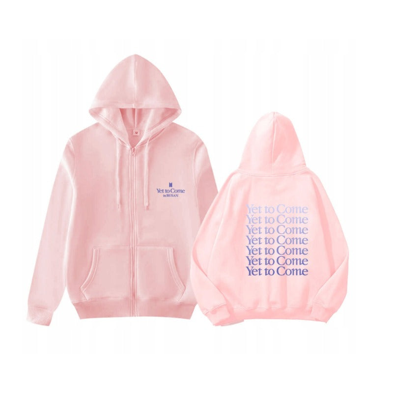 Unisex Kpop Yet To Come Zipper Hoodie