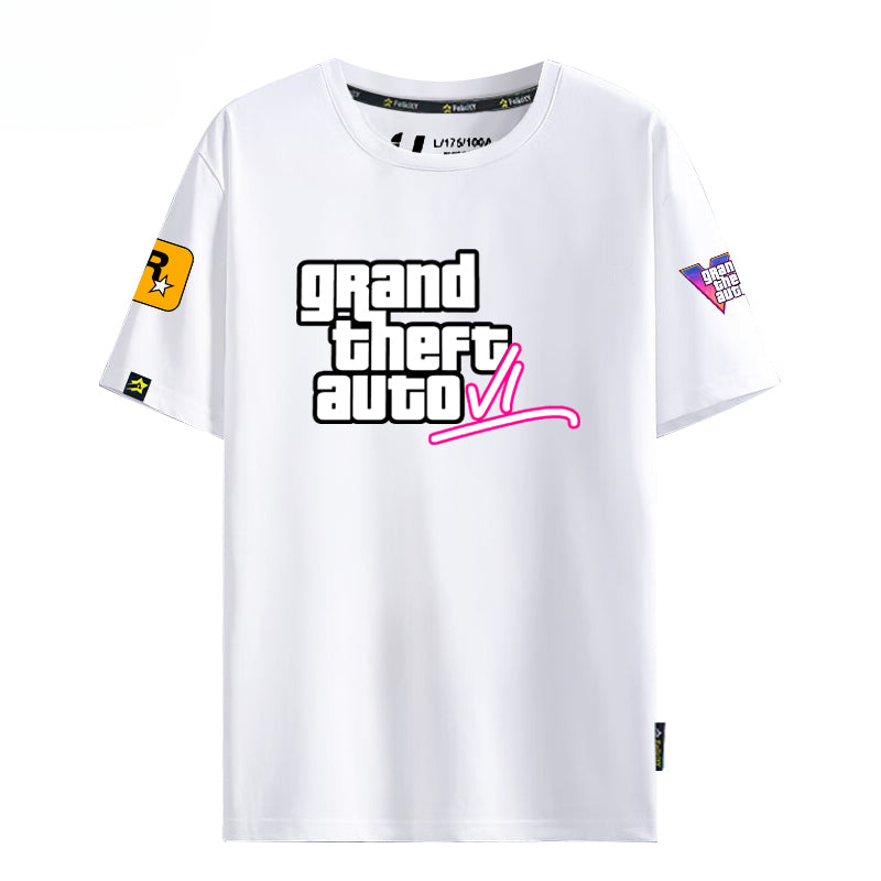 Casual Game R Star Short-sleeved T-shirt