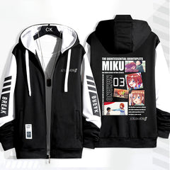 Women's Anime Nakano Cos Zipper Jacket