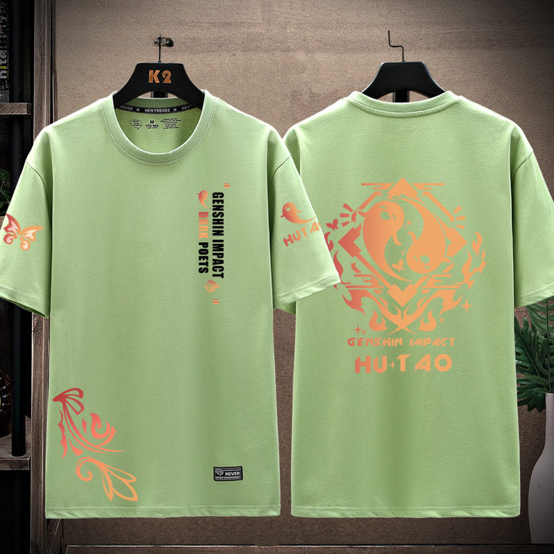 Unisex Game Pattern Cotton T-Shirt