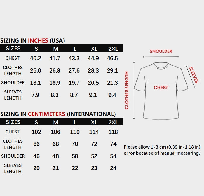 Unisex Anime Graphic Short-sleeved T-shirt