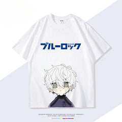 Anime Figure Print Short-sleeved T-shirt