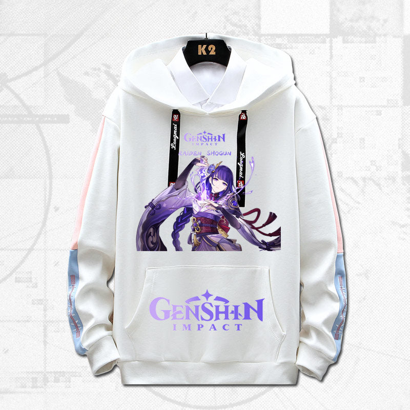 Men's Game Graphic Print Loose Hoodie
