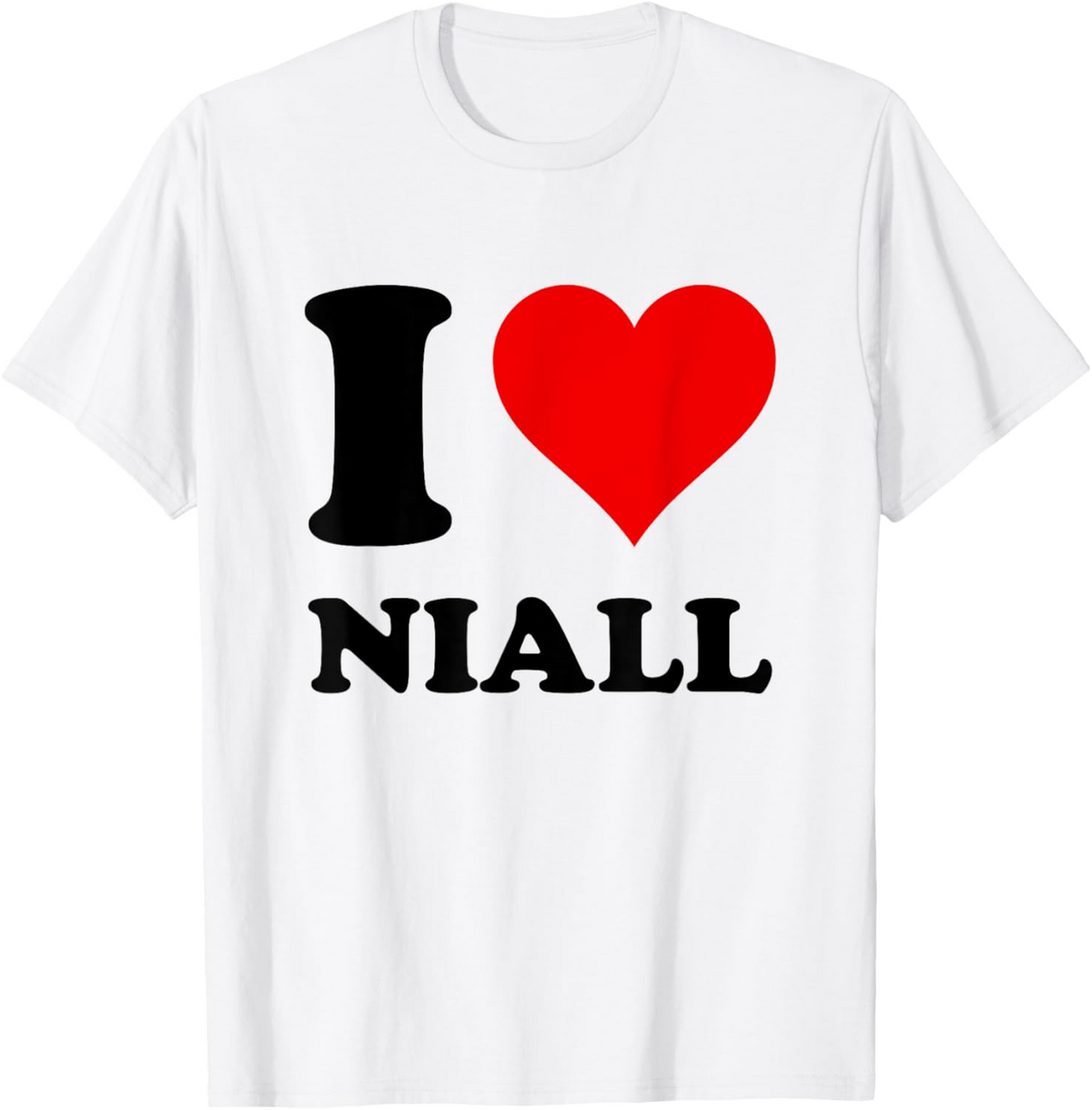 Red Heart I Love Niall T-Shirt