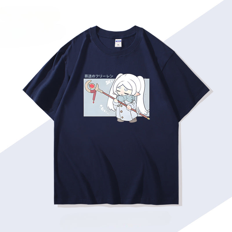 Women's Anime Print Short-sleeved T-shirt