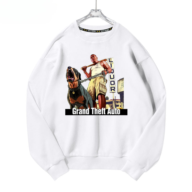 Game Crew Neck Pullover Sweatshirt