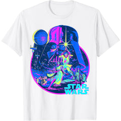 Classic Bright Neon Poster Art T-Shirt