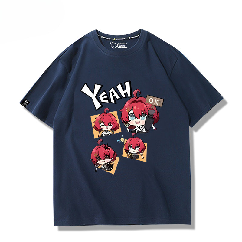 Casual Game Graphic Short-sleeved T-shirt