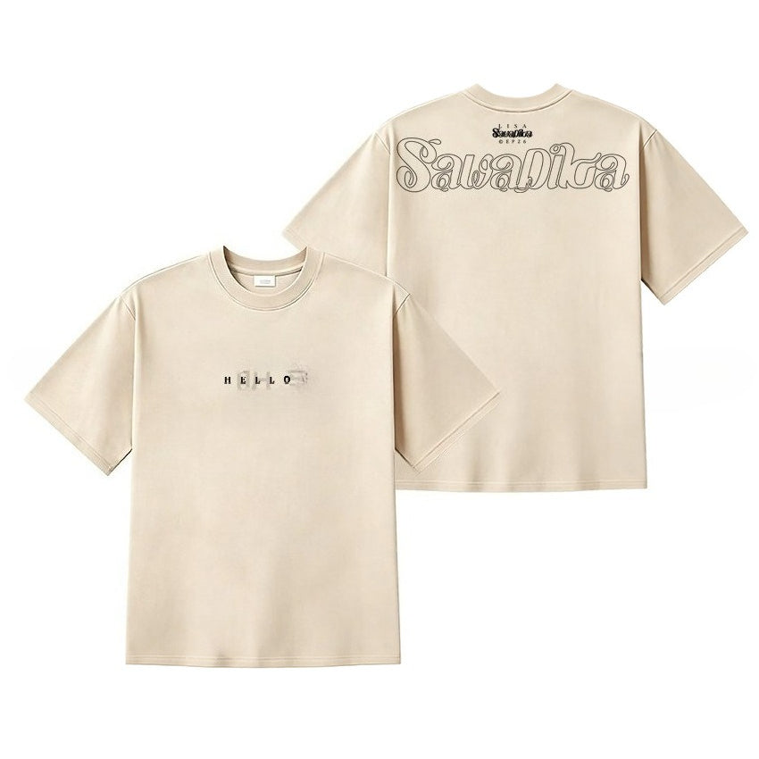 LISA SaWaDiKa Printed Crewneck T-shirt