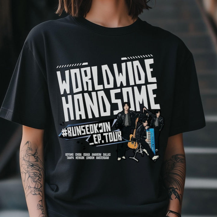 Jin Tour T-Shirt 2025 – Worldwide Handsome Tour Tee