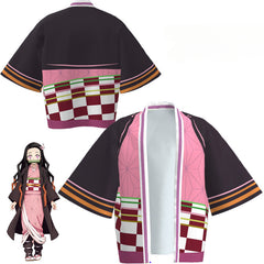 Casual Anime Tanjiro Cosplay Cloak Pajamas