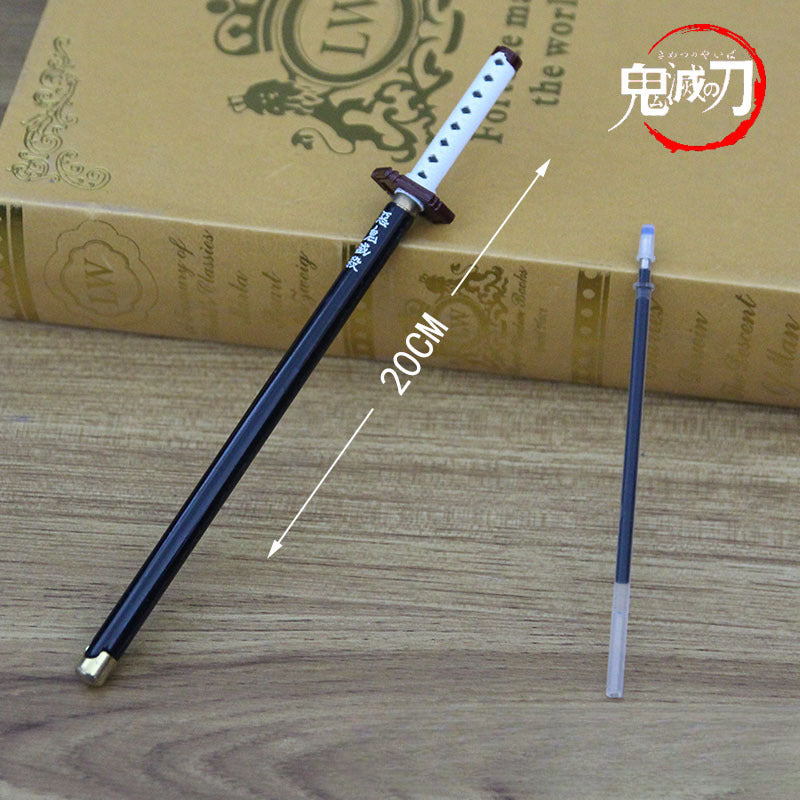 Cool Anime Sword Model Metal Gel Pen