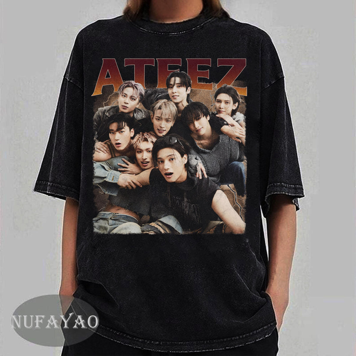 Vintage ATE Golden Hour Era Graphic Washed Tee