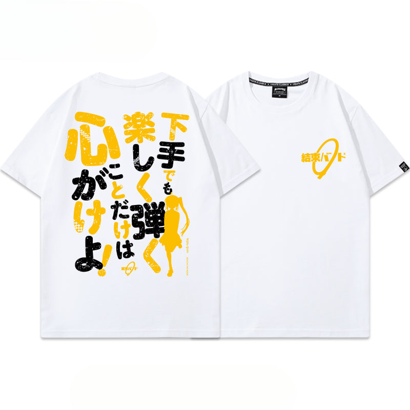 Unisex Anime Print Short Sleeve T-Shirt