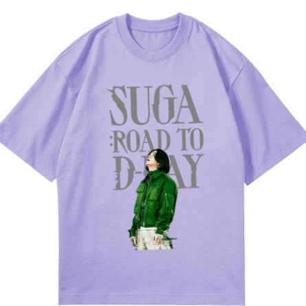 Trendy KPOP Suga Short Sleeve T-shirt