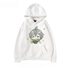 Women's Anime Pattern Print Casual Hoodie