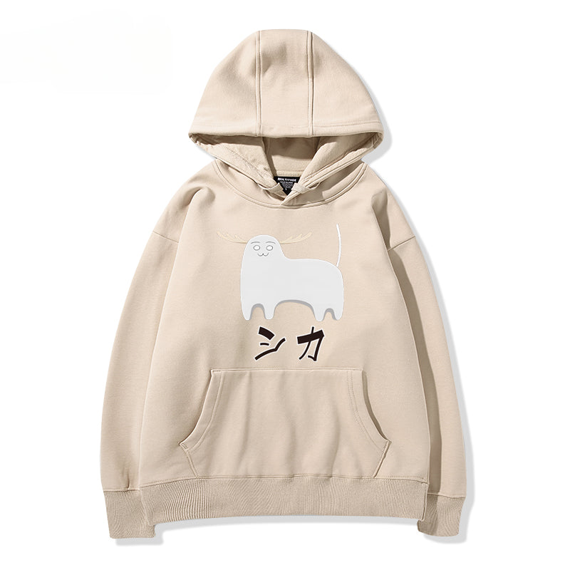 Women's Anime Graphic Print Loose Hoodie