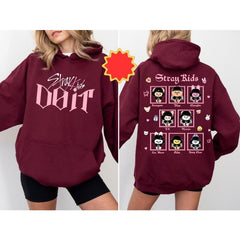 SKZ Do It Graphic Print Hoodie Sweatshirt