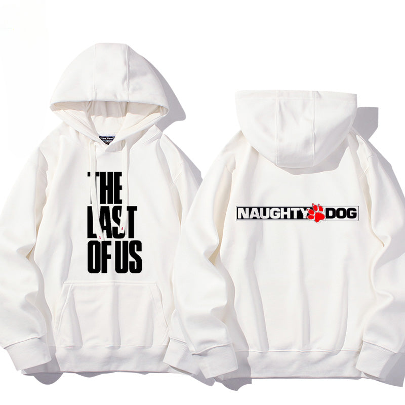 Men's Game Logo Print Pullover Hoodie