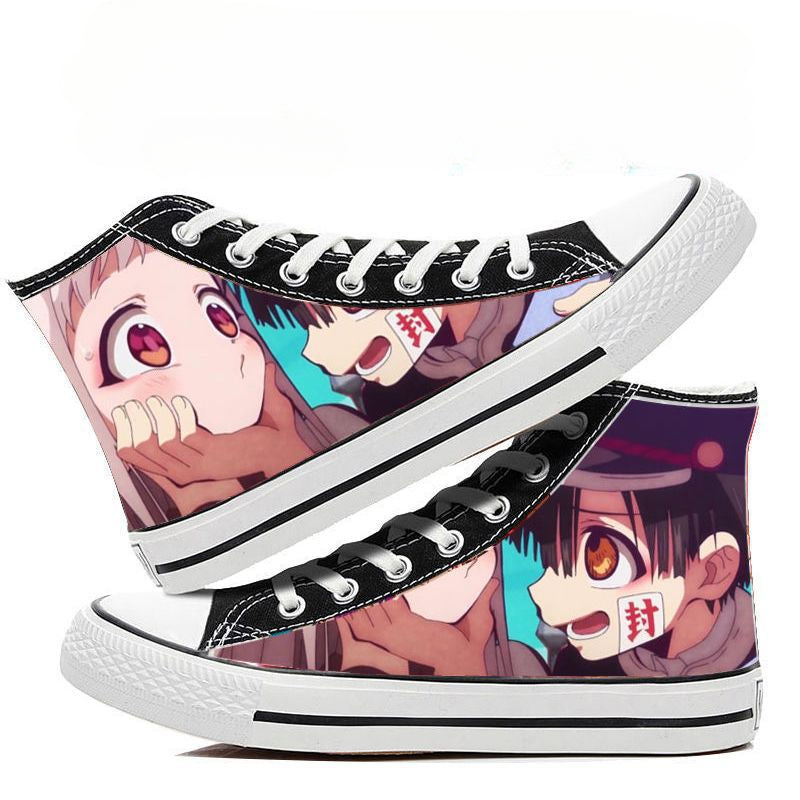 Unisex Anime Printed Canvas Shoes