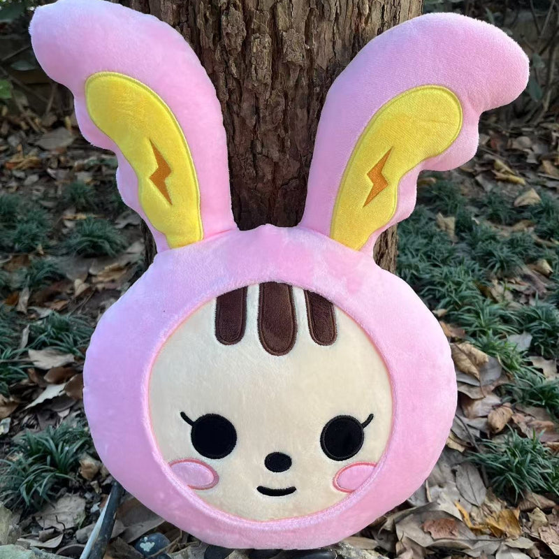 Cartoon Seventeen Face Cushion Plush Pillow