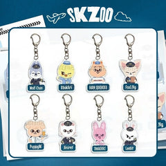SKZ Aviation Acrylic Pendant Keychain
