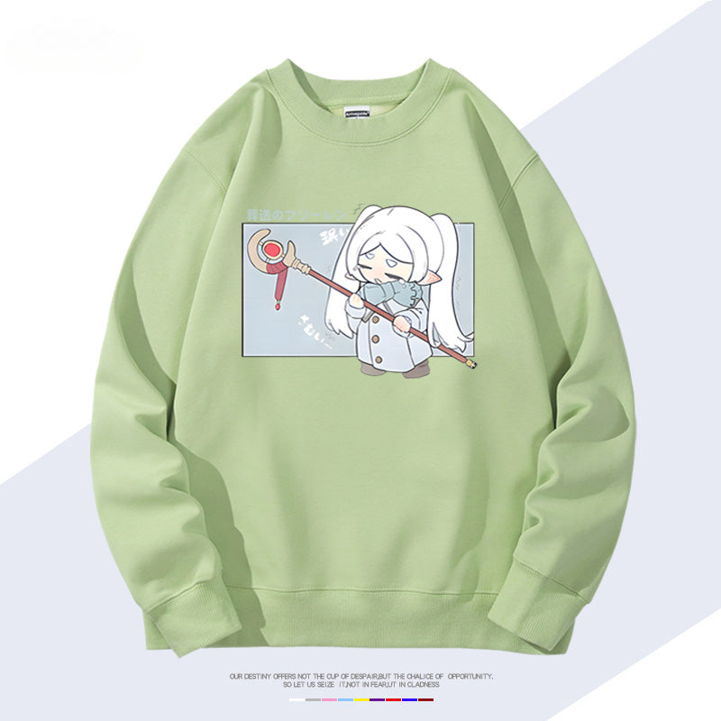 Unisex Anime Crew Neck Sweatshirt