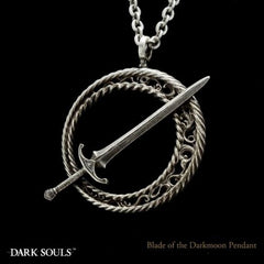 Exquisite Blade of The Dark Moon Necklace