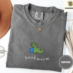 Bookworm Embroidered Sweatshirt