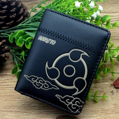 Cool Anime Black Zipper Wallet