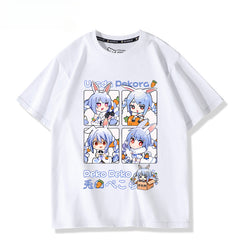 Game Anime Printed Short-sleeved T-shirt