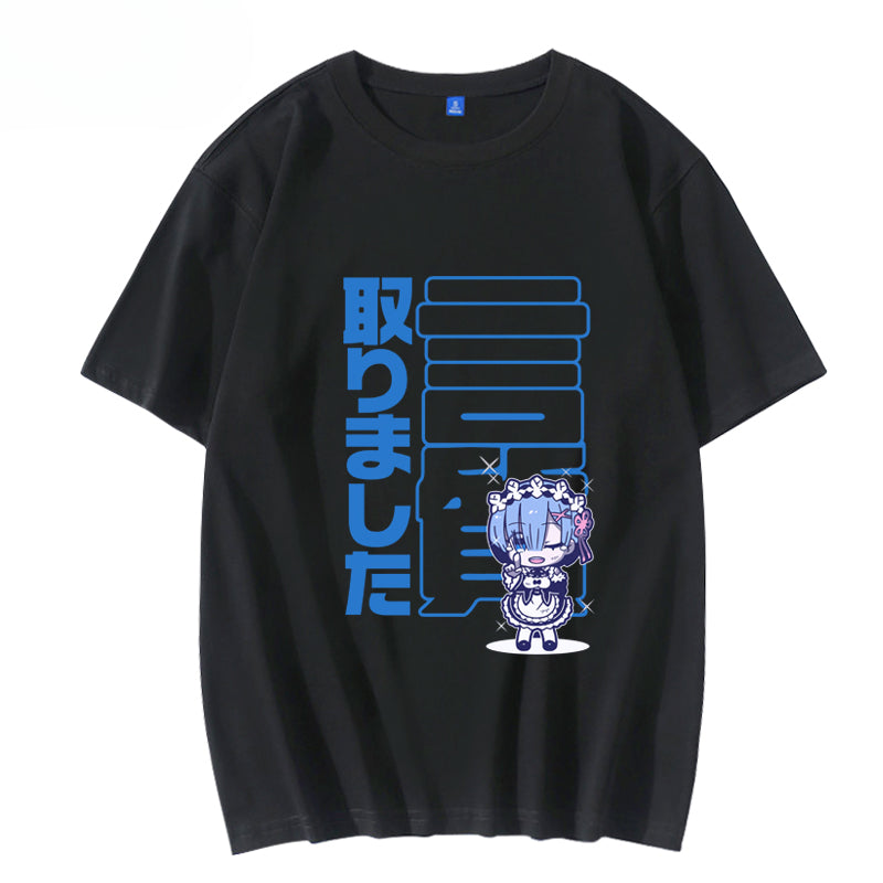 Rem Anime Short-sleeved T-shirt