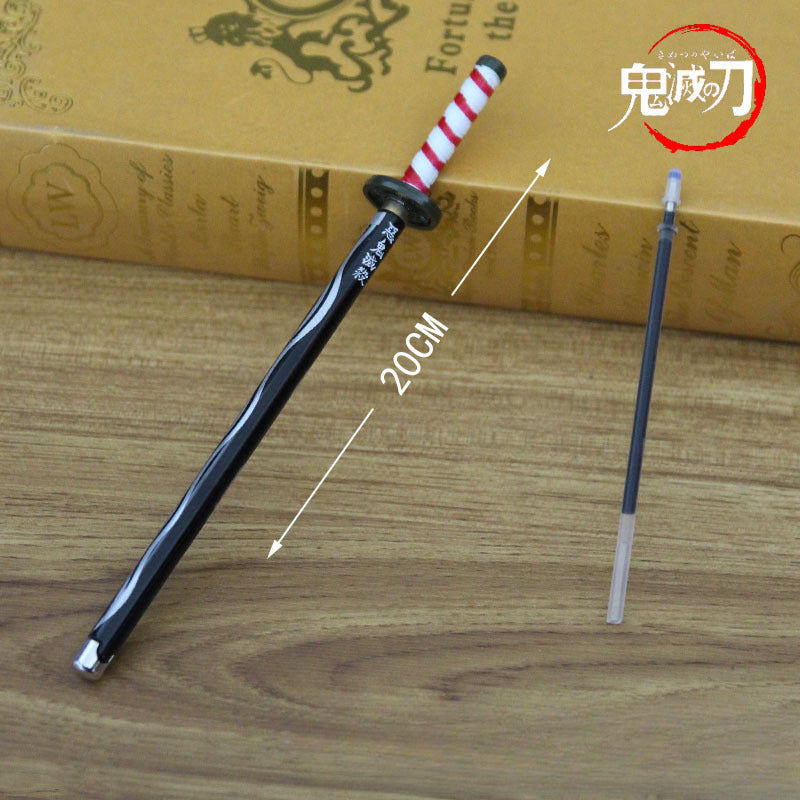 Cool Anime Sword Model Metal Gel Pen