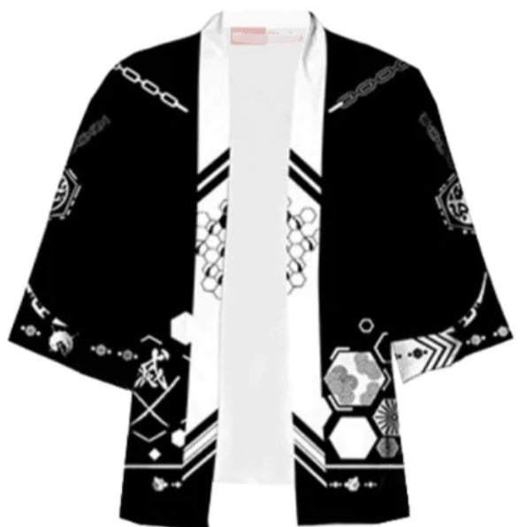 Unisex Anime Cos 3D Printed Kimono Cloak