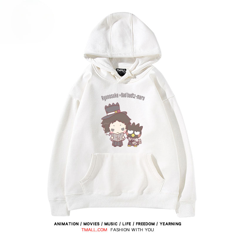 Men's and Women's Anime Printed Loose Hoodie