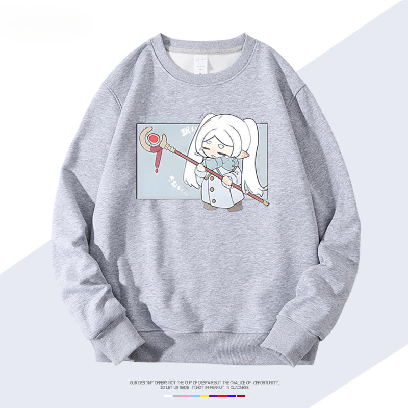 Unisex Anime Crew Neck Sweatshirt