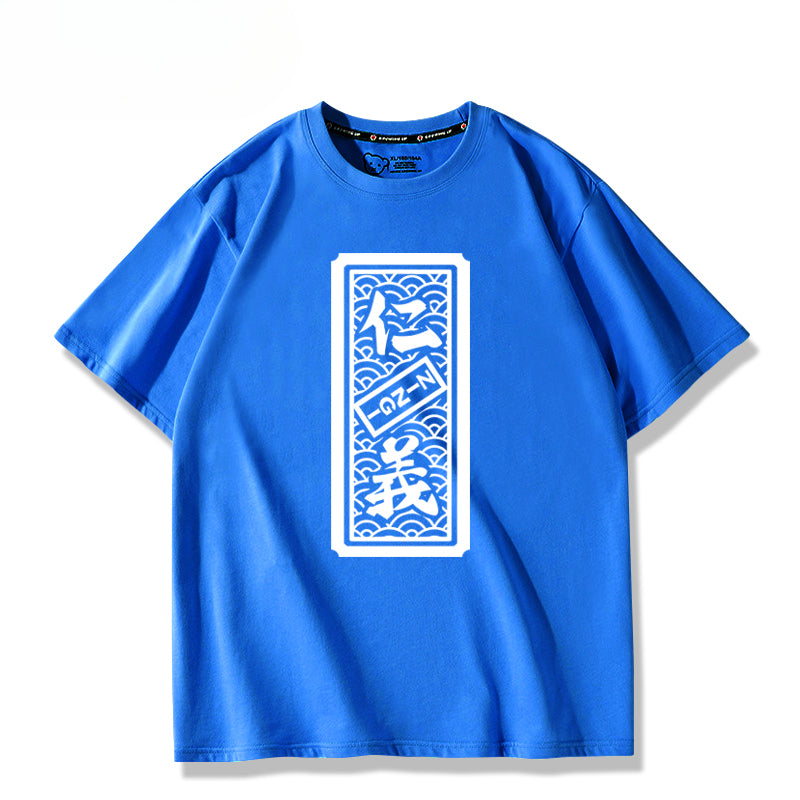 Girls Anime Cos Letter Short Sleeve T-Shirt
