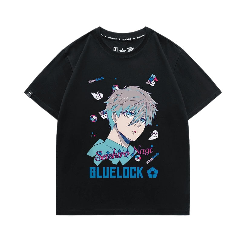 Unisex Anime Printed Short Sleeve T-Shirt