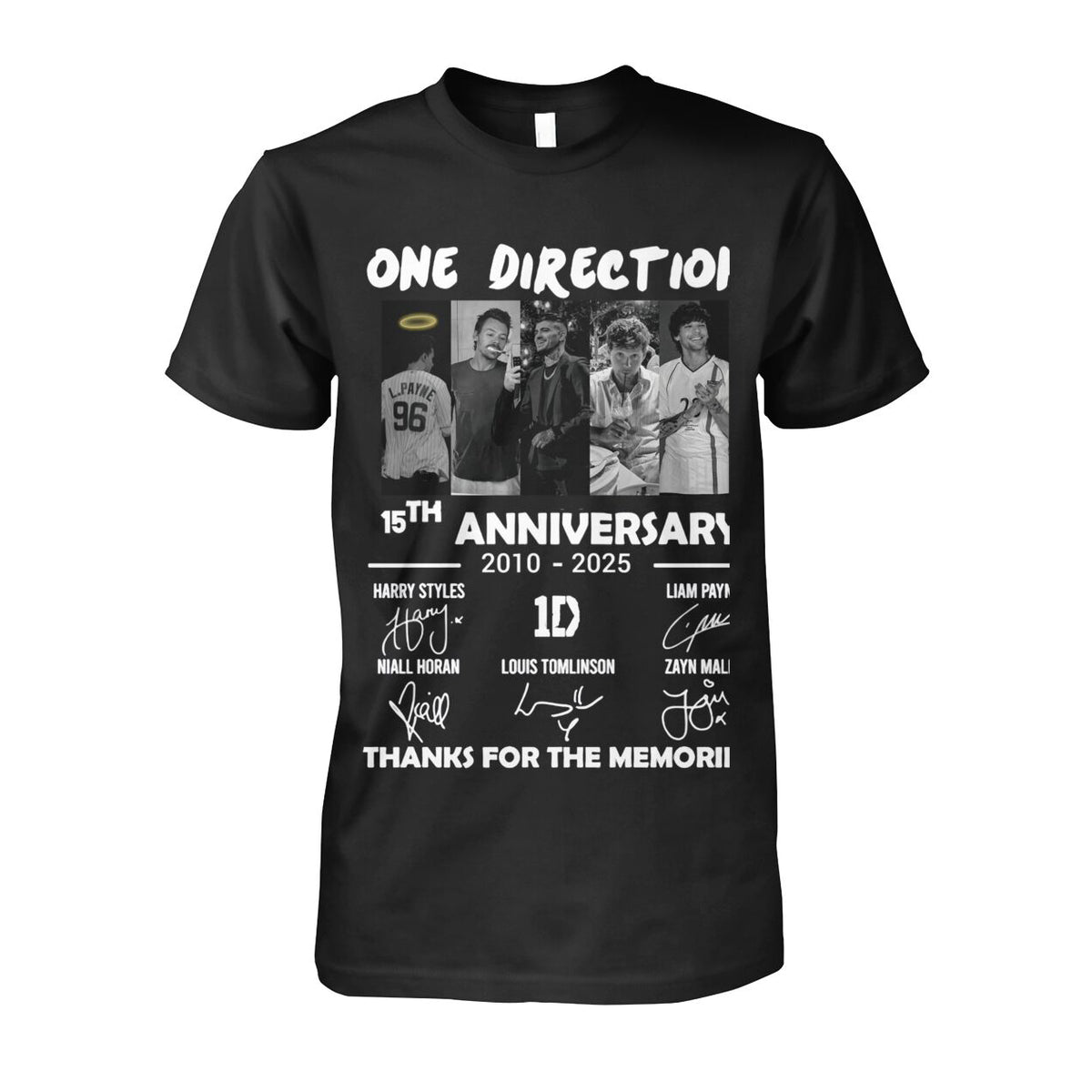 Unisex 15th Anniversary 1D Shirt