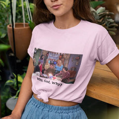 Friends Why God Why Joey Graphic Printed T-Shirt